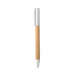 Obrázek  Kuličkové pero z bambusu a ABS - přírodní