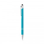 Obrázek  Hliníkové kuličkové pero - světle modrá