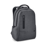 Obrázek Voděodolný dvoubarevný nylonový batoh na 17'' notebook - tmavě šedá