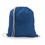 Obrázek  100% bavlněná stahovací taška - královská modrá