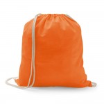 Obrázek  100% bavlněná stahovací taška - oranžová
