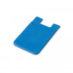 Obrázek  Silikonové pouzdro na kartu smartphonu - světle modrá
