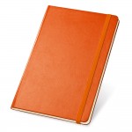 Obrázek  Zápisník A5 s linkovanými listy v barvě slonové kosti - oranžová