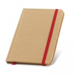 Obrázek  Kapesní zápisník s recyklovaným papírem - červená