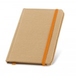 Obrázek  Kapesní zápisník s recyklovaným papírem - oranžová