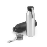 Obrázek Recyklovaného hliníkovým (100% rAL) láhev s PP uzávěrem 660 ml - saténově stříbrná
