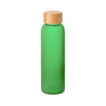 Obrázek 520 ml láhev z matného skla - světle zelená