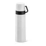 Obrázek Termoska z nerezové oceli a PP 490 ml - bílá