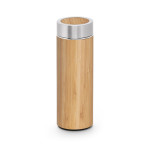 Obrázek Bambusová a nerezová (90% recyklace) termoska 430 ml - přírodní