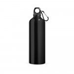 Obrázek  Hliníková sportovní láhev s karabinou 750 ml - černá