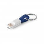 Obrázek  USB kabel s konektorem 2 v 1 z ABS a PVC - královská modrá