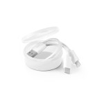 Obrázek Kabel USB 3 v 1 z ABS a PVC - bílá