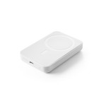 Obrázek Magnetická power banka 5 000 mAh s 15W superrychlou bezdrátovou nabíječkou ve recyklovaného ABS (100% rABS) - bílá
