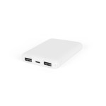 Obrázek Powerbanka 5 000 mAh ve recyklovaného ABS (100% rABS) - bílá