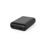 Obrázek Powerbanka 10 000 mAh ve recyklovaného ABS (100% rABS) - černá