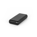 Obrázek Powerbanka 20 000 mAh ve recyklovaného ABS (100% rABS) - černá
