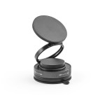 Obrázek Magnetický držák na mobilní telefon s vakuovým upevňovacím systémem pro hladké a nerovné povrchy (otáčení o 360°) - černá