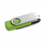 Obrázek  USB flash disk 16 GB s kovovým klipem - světle zelená