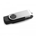 Obrázek  4 GB USB flash disk s kovovým klipem - černá