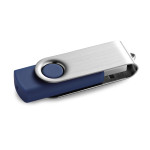 Obrázek 4 GB USB flash disk s kovovým klipem - modrá
