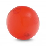 Obrázek  Nafukovací plážový míč z průsvitného PVC - červená