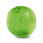 Obrázek  Nafukovací plážový míč z průsvitného PVC - světle zelená