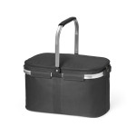 Obrázek Flexibilní piknikový koš z 600D 25 L - černá