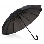 Obrázek  12ti tyčový deštník ze 190T polyesteru - černá
