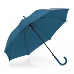 Obrázek  Polyesterový deštník 190T s pogumovanou rukojetí - modrá
