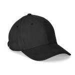 Obrázek Čepice ze 100% bavlny (260 g/m?) se 6 panely - černá