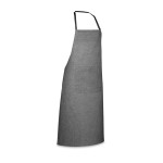 Obrázek Zástěra s recyklovanou bavlnou (140 g/m?) - černá