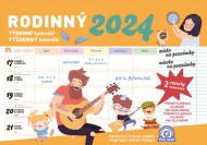 Obrázek Týdenní rodinný plánovací kalendář s háčkem