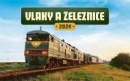 Obrázek Stolní kalendář Vlaky a železnice