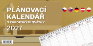 Obrázek Stolní kalendář Plánovací s evropskými svátky