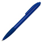 Obrázek Modré plast. kuličkové pero s pryžovým úchopem 