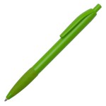 Obrázek Sv.zelené plast. kuličkové pero s pryžovým úchopem 
