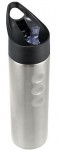 Obrázek Stříbrná sportovní láhev 750 ml s úchyty