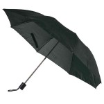 Obrázek Černý skládací deštník s manuálním otevíráním