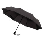 Obrázek Černý skládací deštník odolný bouřce i větru
