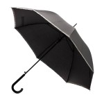 Obrázek Automatický černý deštník s reflexním lemem