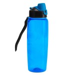 Obrázek Modrá sportovní lahev z plastu 700 ml s poutkem