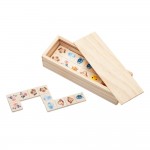 Obrázek Domino s motivy zvířátek v dřevěné krabičce