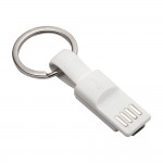 Obrázek Bílý přívěsek s USB/micro USB přenos dat 