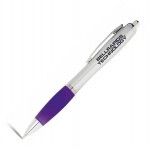 Obrázek Stříbrné kuličkové pero s purpurovým úchopem,ČN
