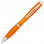 Obrázek Oranžové transparentní kuličkové pero, ČN