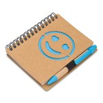Obrázek Poznámkový blok SMILE s perem, modrá