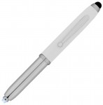 Obrázek Kovové bílé pero, svítilna a stylus hrot, MN