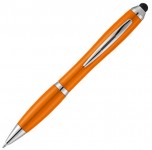 Obrázek Oranžové kuličkové pero OKAY se stylusem, ČN
