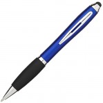 Obrázek Modré plastové kuličkové pero se stylusem