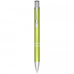 Obrázek Zelené kuličkové hliníkové pero s ocelovým klipem